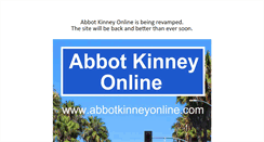 Desktop Screenshot of abbotkinneyonline.com