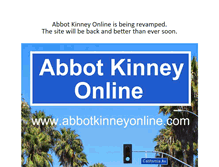 Tablet Screenshot of abbotkinneyonline.com